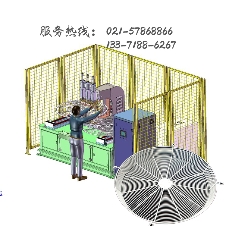 上海駿騰發(fā)風(fēng)扇網(wǎng)片排焊專機(jī)